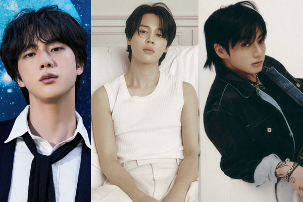 BTS Jin, Jimin, Jungkook Dominate Billboard Charts < Boy
