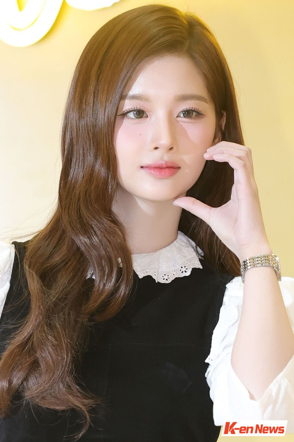 NMIXX Sullyoon Stuns with Doll-Like Beauty at Breitling's