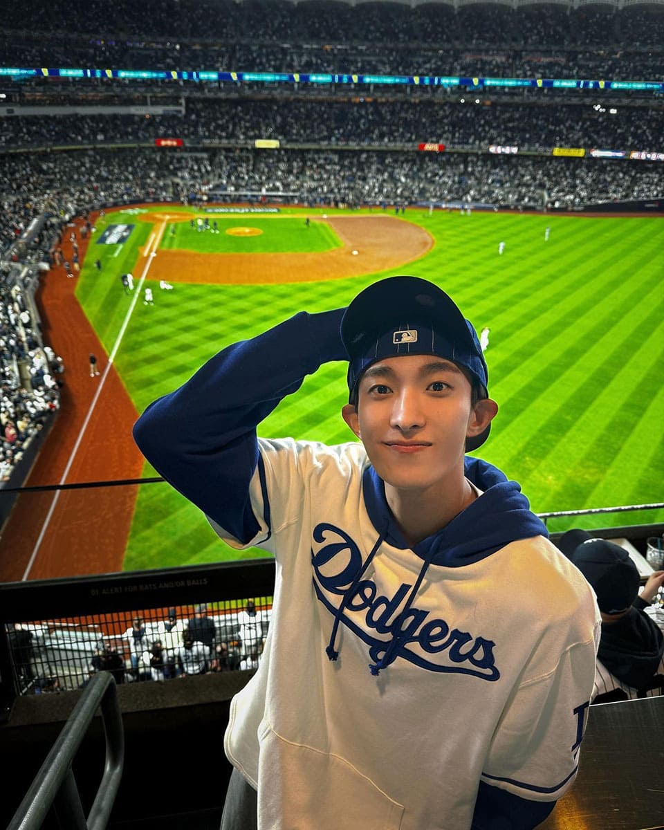 SEVENTEEN DK Shares World Series Photos, Celebrates Dodgers Win