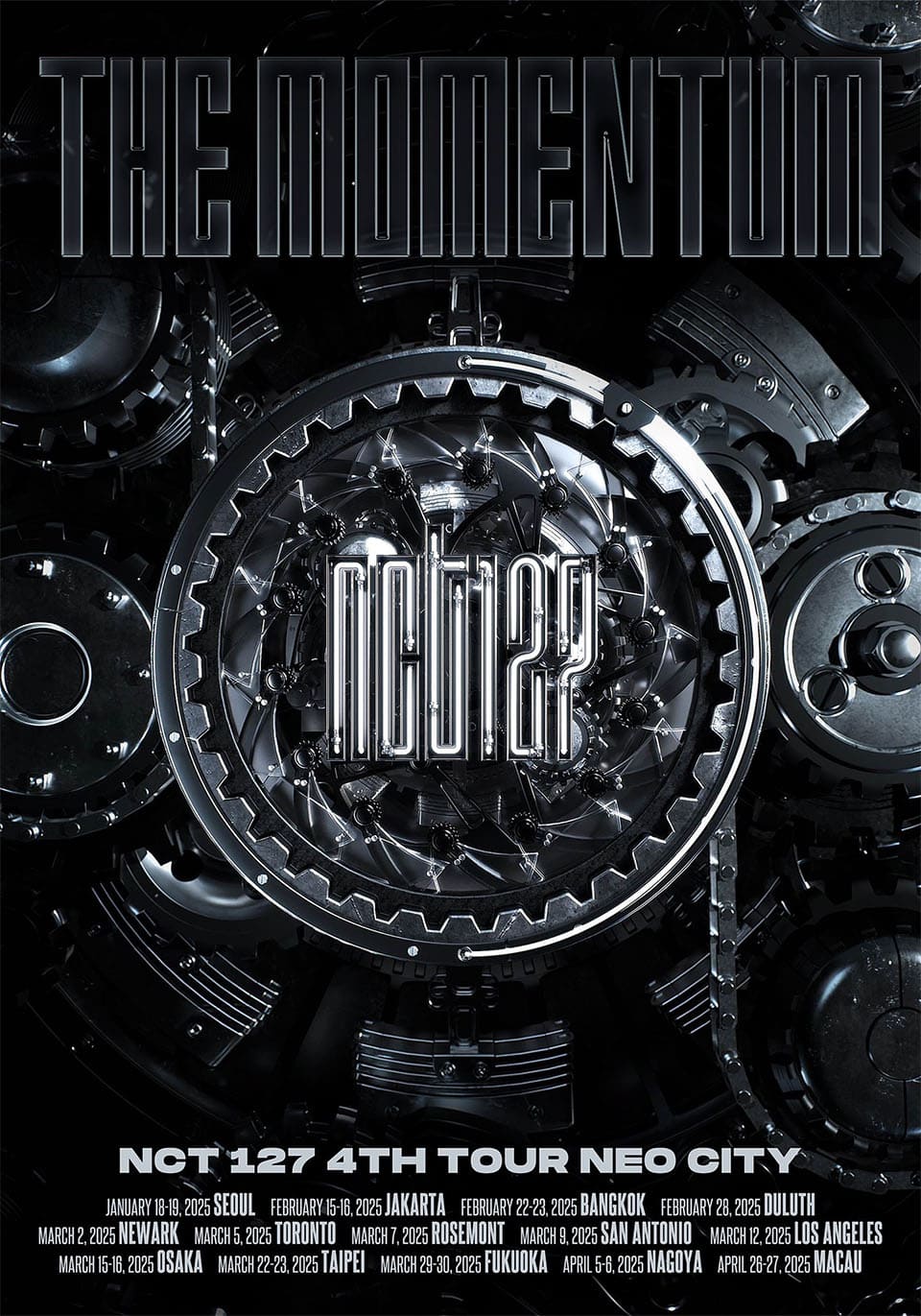 NCT 127 to Launch Fourth World Tour in 2025, 'The Momentum