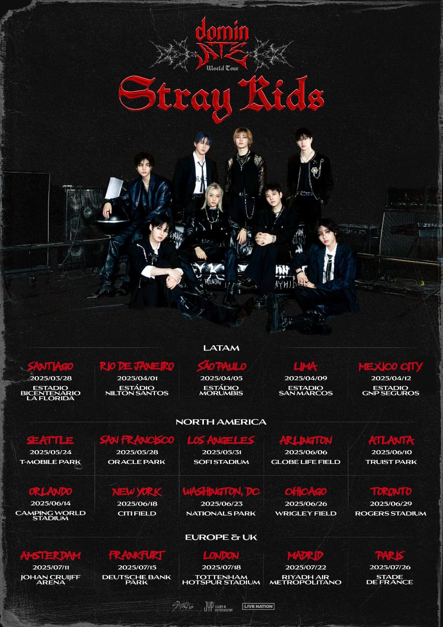 K-POP Stars Stray Kids Announce 2nd World Tour “MANIAC