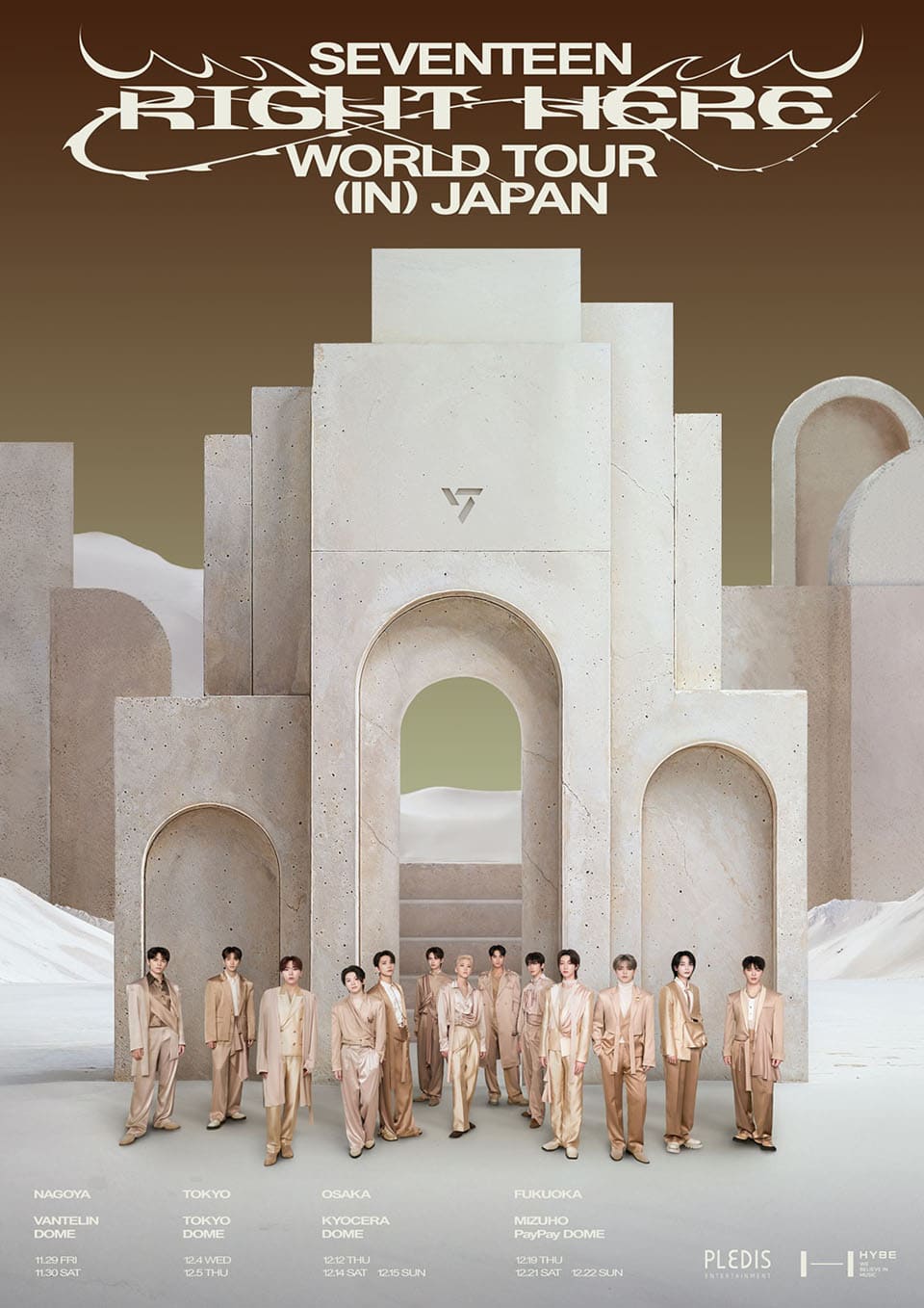 Seventeen DK 10 RIGHT HERE WORLD TOUR IN JAPAN UNIFORM SHIRT