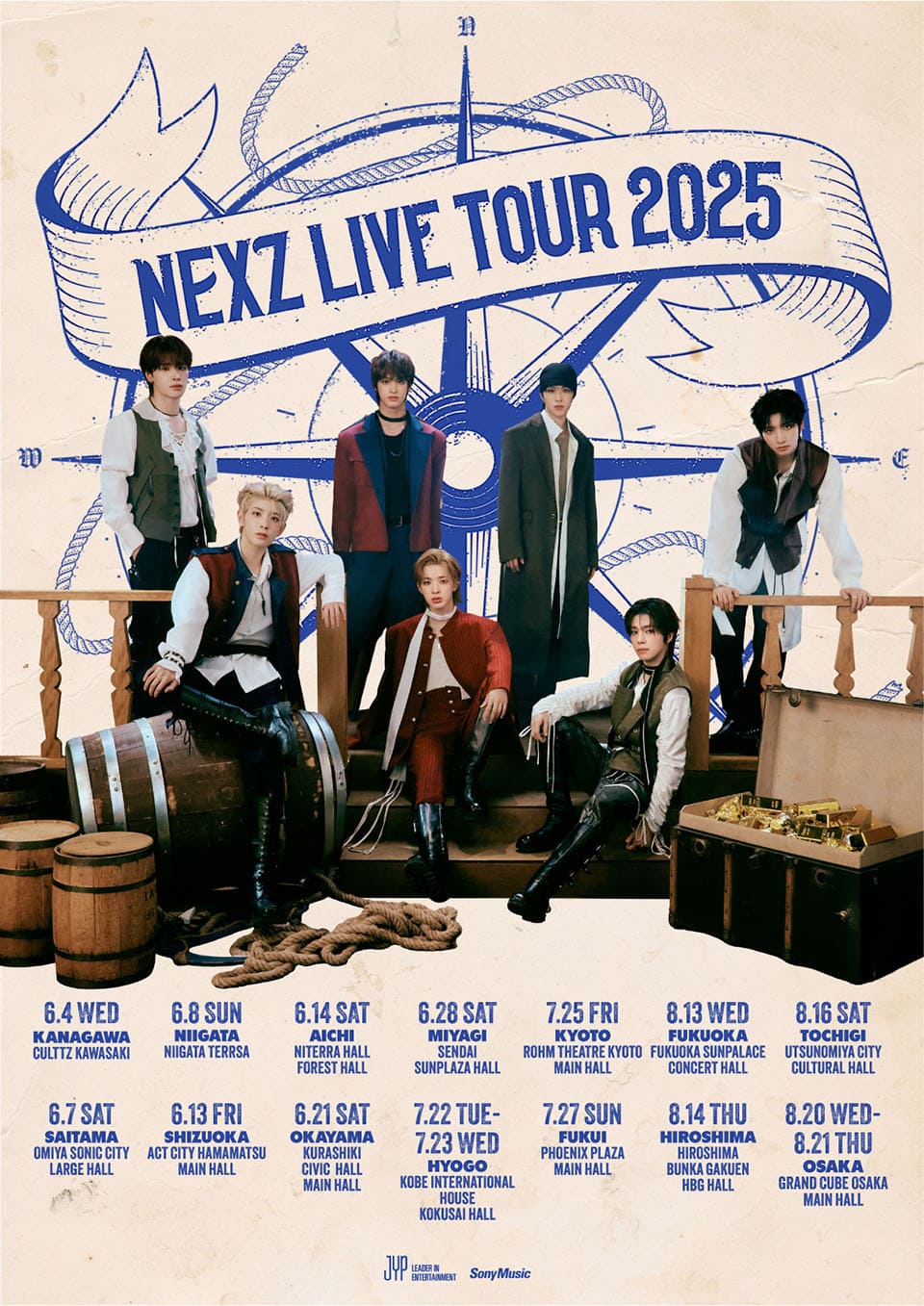 NEXZ Announces First Japan Live Tour 'NEXZ LIVE TOUR 2025' – 16