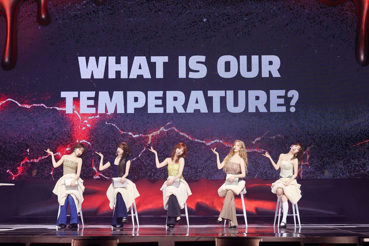 ภาพ : LE SSERAFIMMini-Album ที่ห้า 'Hot' Showcase ⓒ Source Music