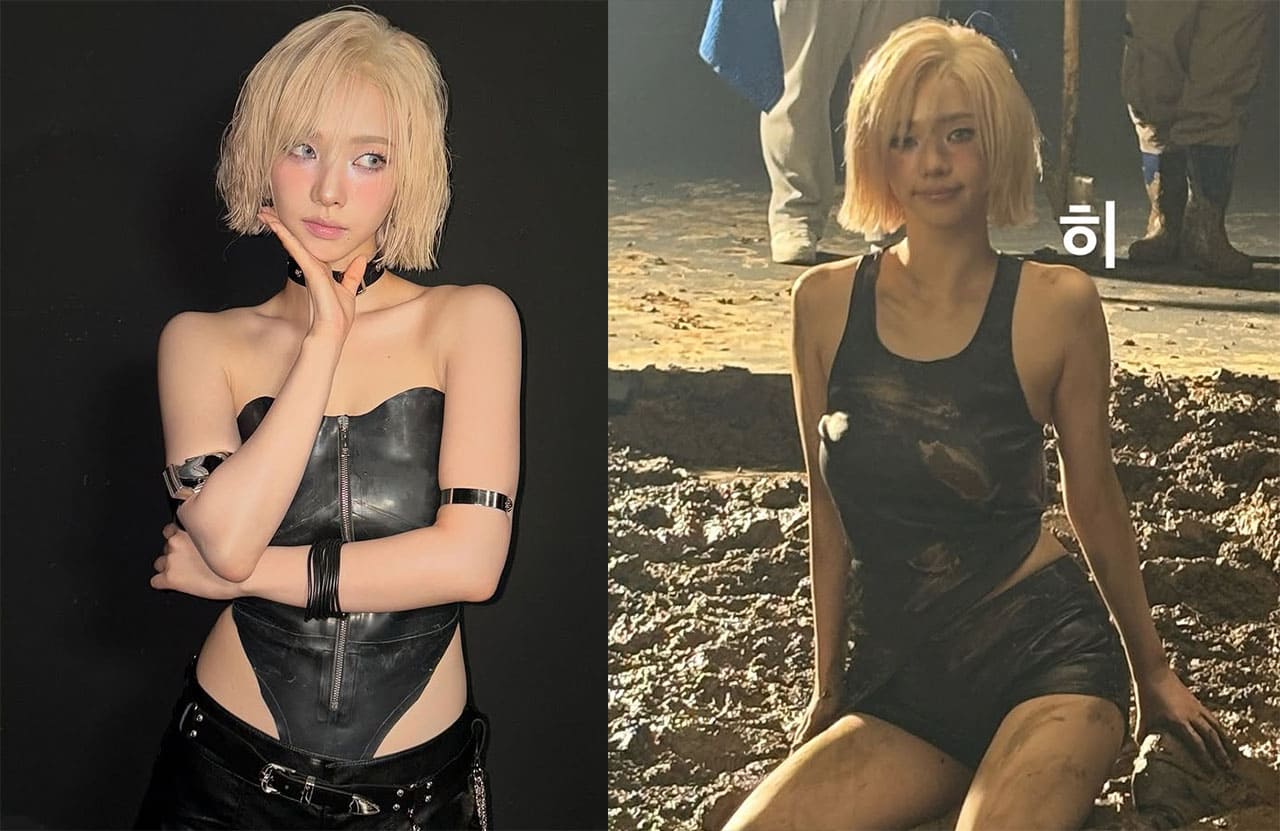 Karina Shines Through the Mud in Striking 'Dirty Work' Behind-the