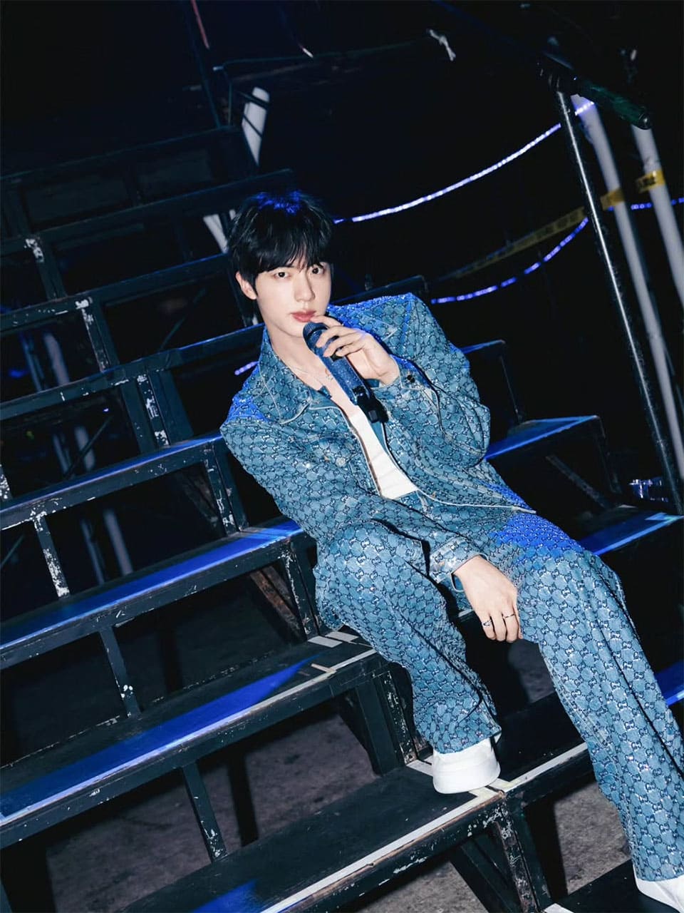 BTS Jin in a Gat Lights Up Chiba — Behind-the-Scenes Look < Boy
