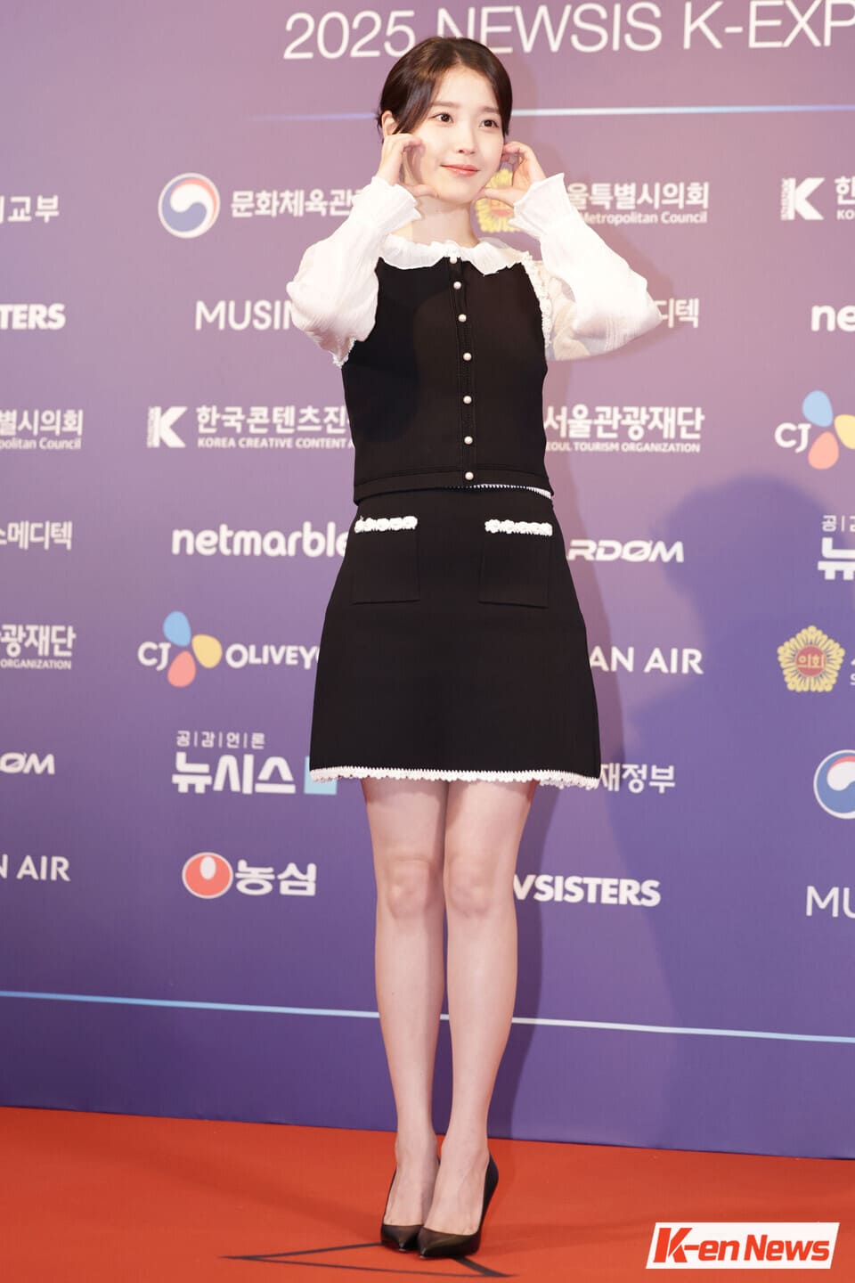 ภาพ: IU เข้าร่วมงาน Photocall ของ Newsis K-Expo ประจำปี 2025 ⓒLee Hye-young, lhy@hankooki.com