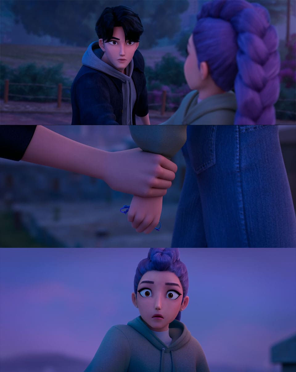 Image: A scene from the Netflix animated film 'K-pop Demon Hunters (케이팝 데몬 헌터스)' set on the Naksan Park Fortress Trail in Seoul. ⓒ Netflix 'K-pop Demon Hunters' Screenshot