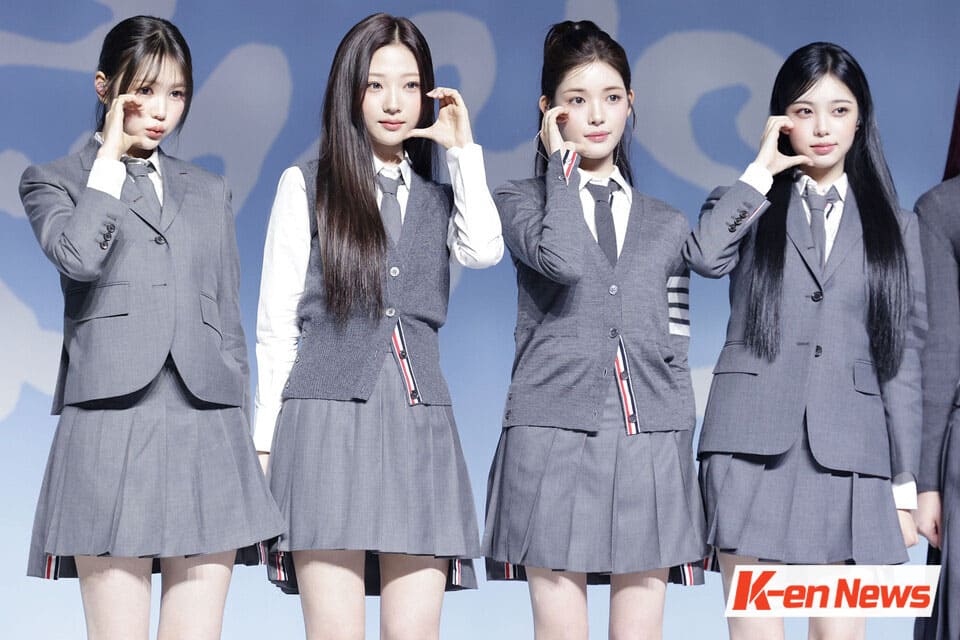 Hearts2Hearts Steal Hearts with School Uniform Concept in Adorable