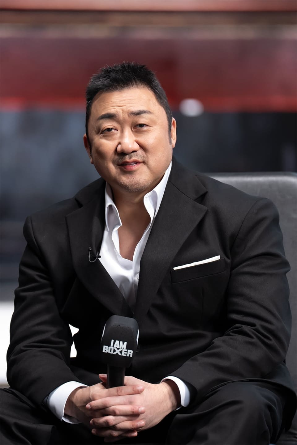 Image : Ma Dong-seok attends the production press conference for tvN’s variety show ‘I Am Boxer’. ⓒ tvN