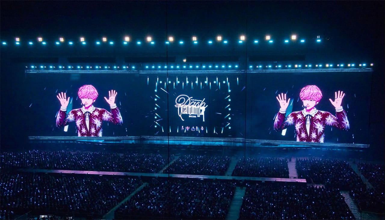 Image : Virtual idol group PLAVE performs during their Asia tour '2025 PLAVE Asia Tour DASH: Quantum Leap Encore' at Seoul’s Gocheok Sky Dome ⓒ VLAST