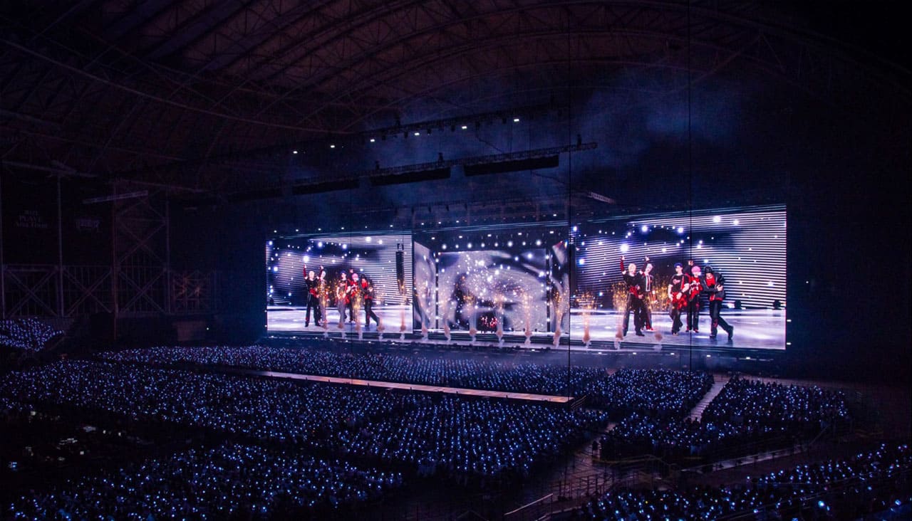 Image : Virtual idol group PLAVE performs during their Asia tour '2025 PLAVE Asia Tour DASH: Quantum Leap Encore' at Seoul’s Gocheok Sky Dome ⓒ VLAST