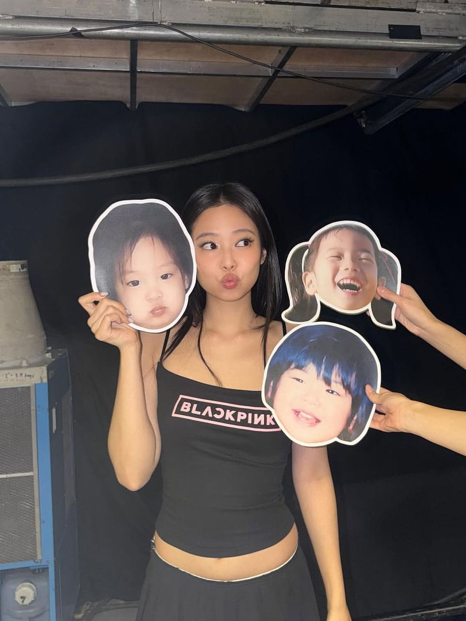 BLACKPINK's Jennie Sets Fire in Ruby Red — Even a Burnt Dress