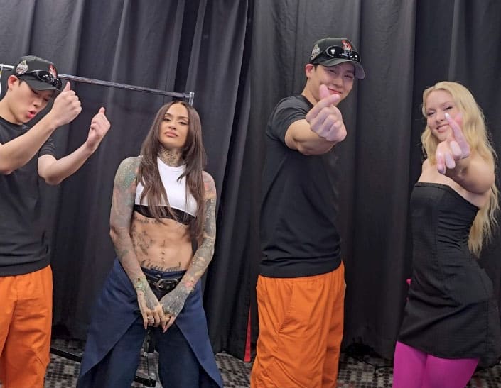 MONSTA X's Joohoney Kicks Off 'Push' Challenge With Zara Larsson